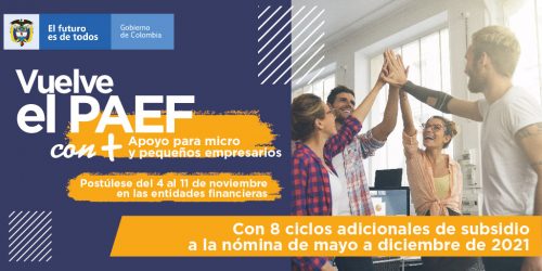 Postulaciones al PAEF hasta el 11 de noviembre