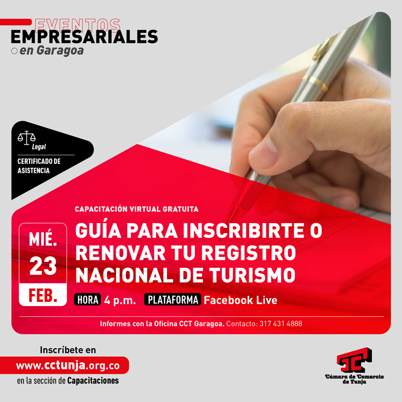 23 GAR inscripcion rnt Pub