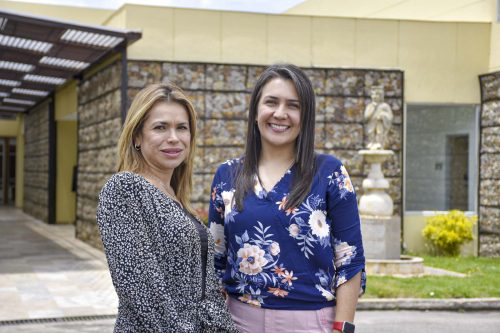 Johanna, nueva Gerente General del Centro de Convenciones y Ruth Ángela, directora del departamento de Servicios Empresariales