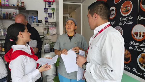 Contribuimos a un entorno mas organizado y competitivo formalizando a los comerciantes del sector del barrio los Muiscas