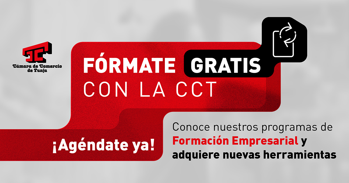 Programa de formación empresarial en la Cámara de Comercio de Tunja