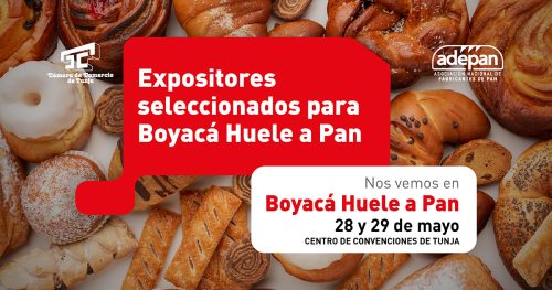Expositores seleccionados para Boyacá Huele a Pan 2025 presentando sus productos en feria gastronómica