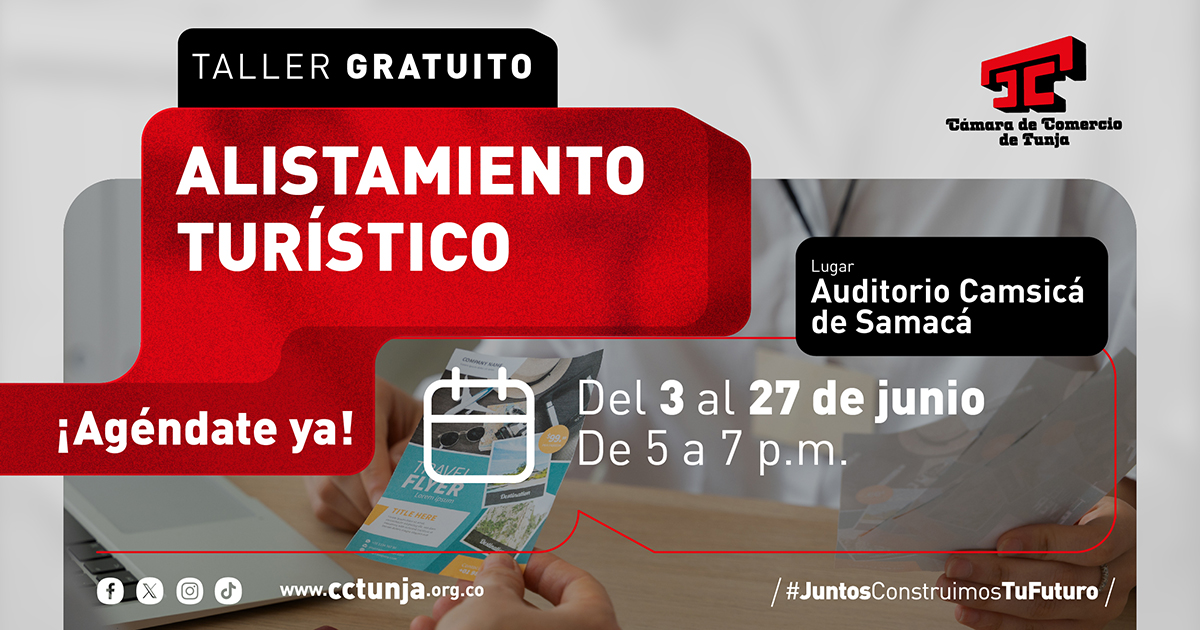 Taller de alistamiento turístico para el sector Horeca en Boyacá