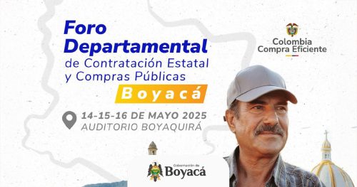 Rl Foro de Contratación Estatal en Tunja es una oportunidad para aprender sobre compras públicas.
