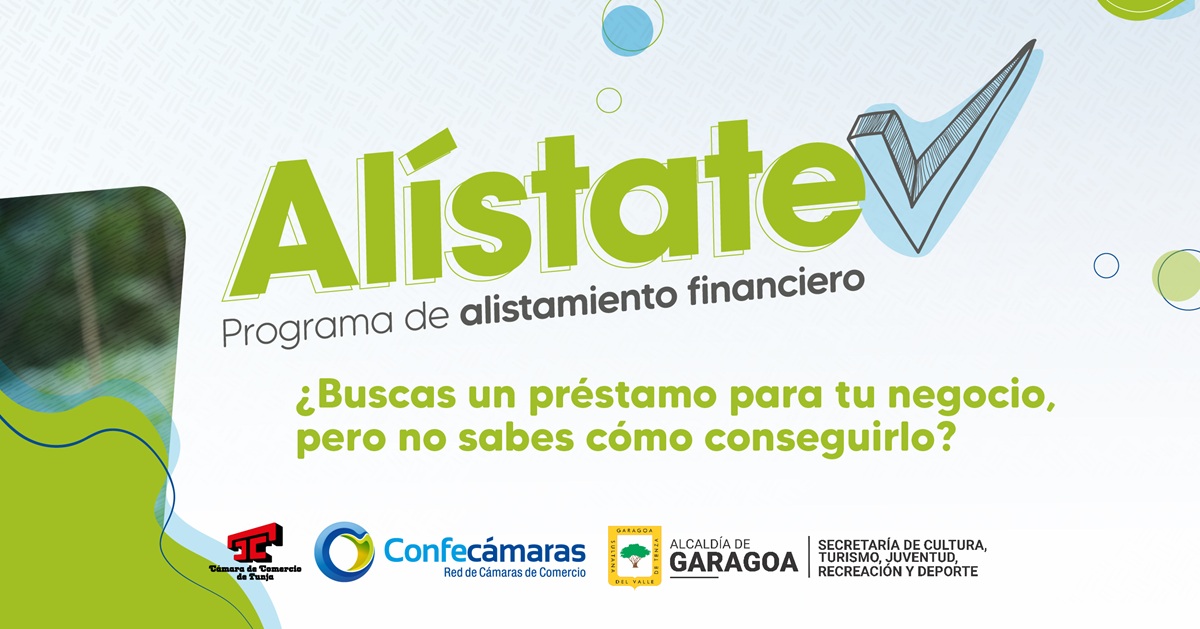 Participa en el Programa ALÍSTATE 2025 para acceder al crédito formal