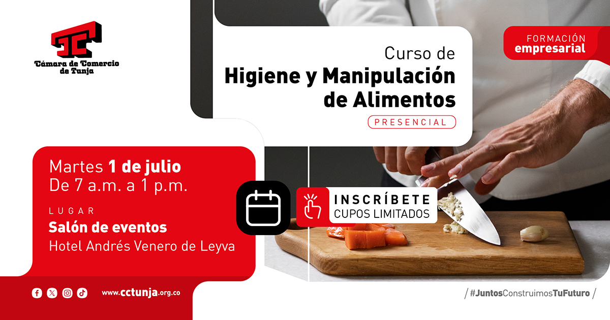 Manipulación de alimentos - Villa de Leyva