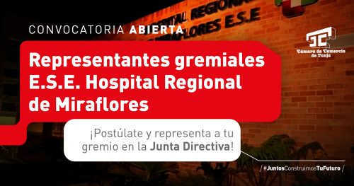 Elección del Representante Gremial en Hospital de Miraflores por la Cámara de Comercio de Tunja