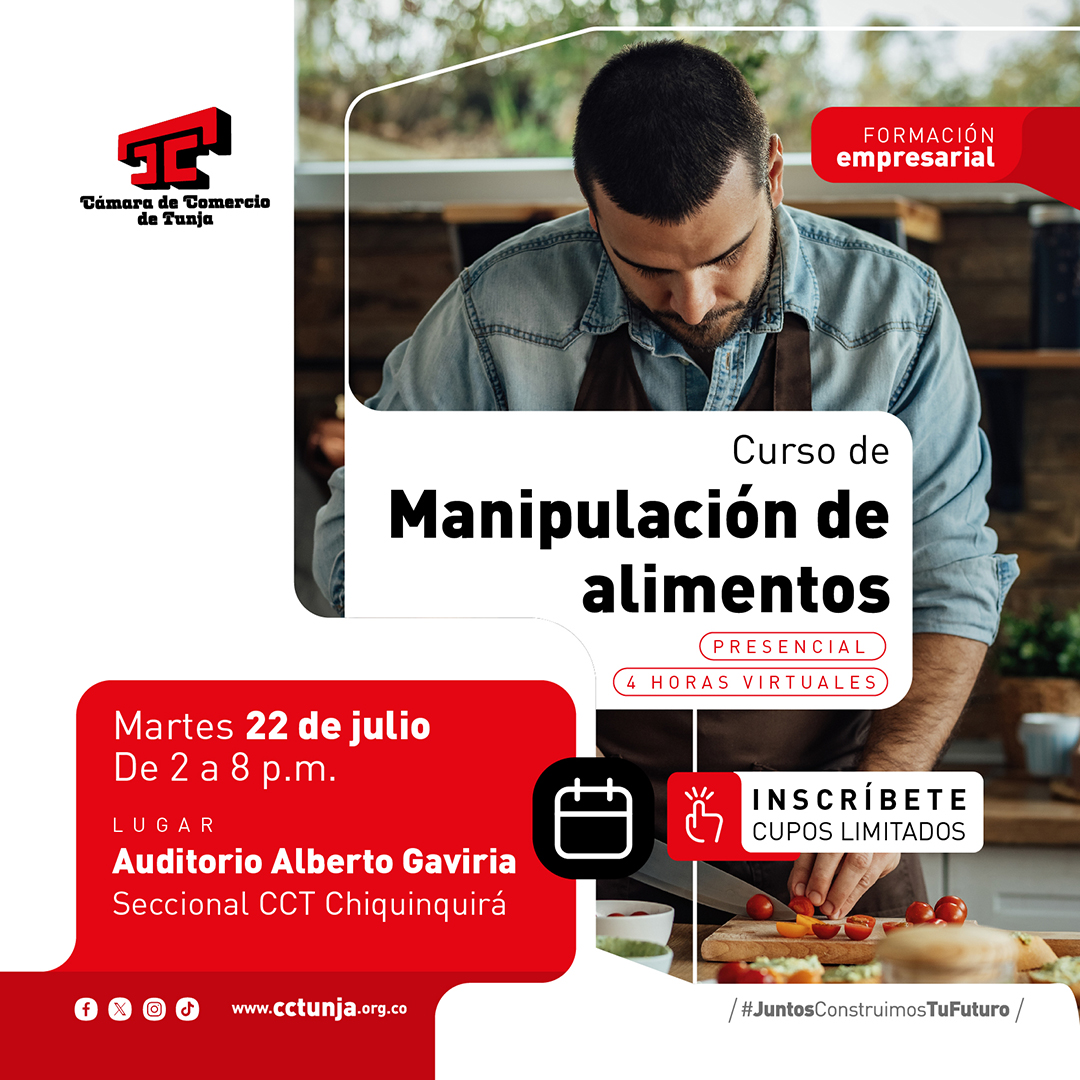 Manipulación de alimentos Chiquinquirá