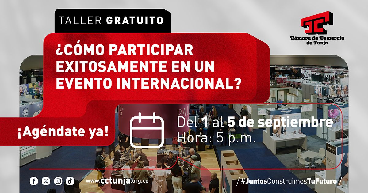 Cómo participar exitosamente en un evento internacional – Taller virtual