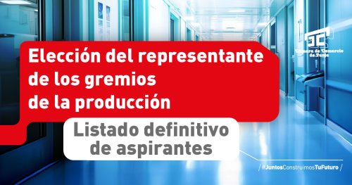 Elección del representante de los gremios de la producción CCT LISTADO ASPIRANTES GREMIOS