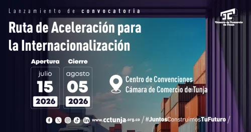 Las Mipymes de Boyacá se preparan para conquistar mercados internaciones. La iniciativa busca responder a uno de los principales desafíos del tejido empresarial regional: convertir el potencial productivo de Boyacá en oportunidades reales de comercio internacional.