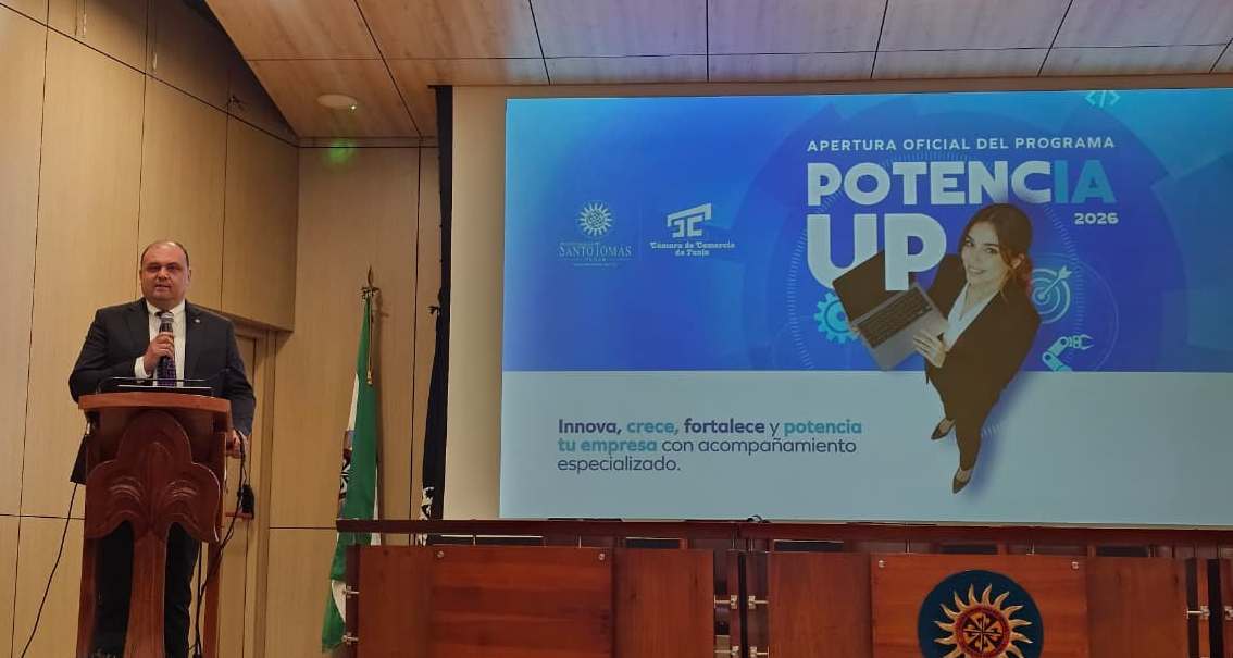 Con el propósito de fortalecer la competitividad y acelerar el crecimiento empresarial en Boyacá, la Cámara de Comercio de Tunja y la Universidad Santo Tomás – Seccional Tunja pusieron en marcha POTENCIA UP 2026.