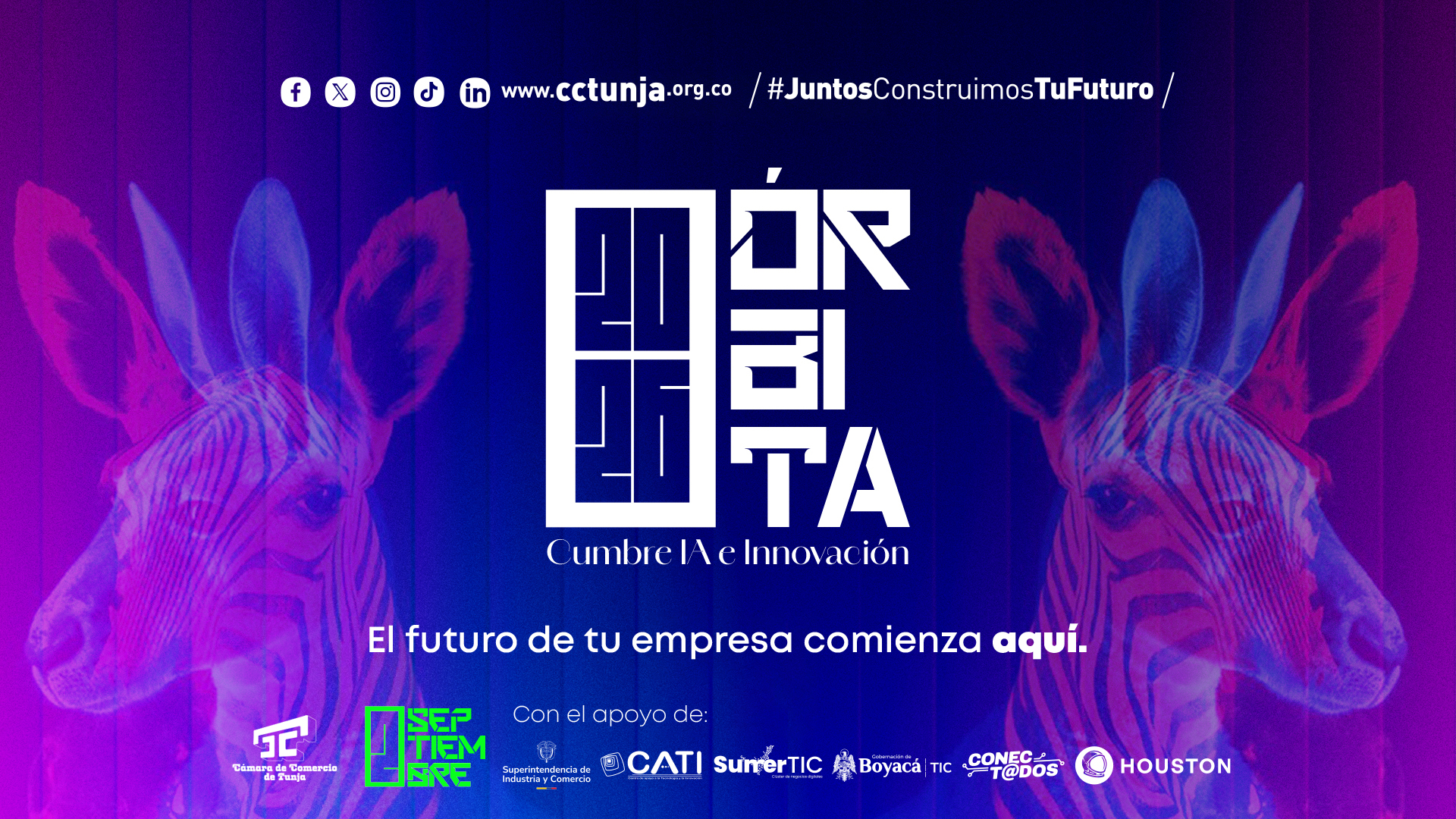 Con ÓRBITA 2026 el ecosistema empresarial de la región se inspire, explore, experimente, construya y fortalezca sus capacidades para innovar, anticiparse, protegerse y tomar decisiones estratégicas frente a los cambios tecnológicos.
